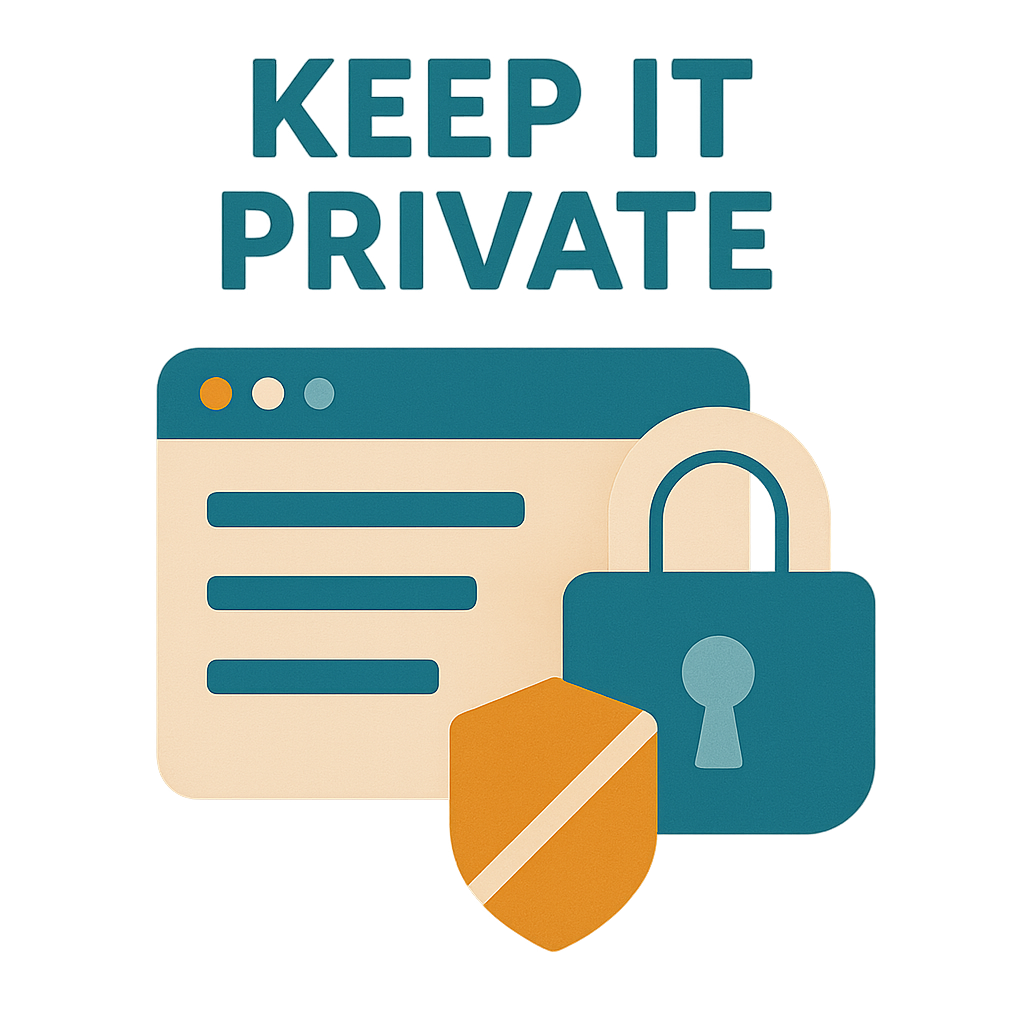 Privacy lock icon